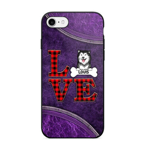 Personalized Love Dog Phonecase 3D Printed NQVQ2408