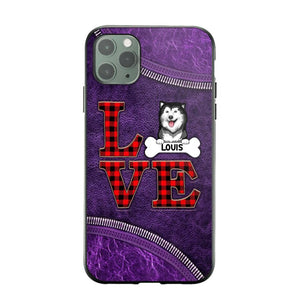 Personalized Love Dog Phonecase 3D Printed NQVQ2408