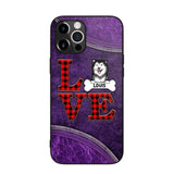 Personalized Love Dog Phonecase 3D Printed NQVQ2408