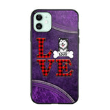 Personalized Love Dog Phonecase 3D Printed NQVQ2408