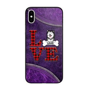 Personalized Love Dog Phonecase 3D Printed NQVQ2408