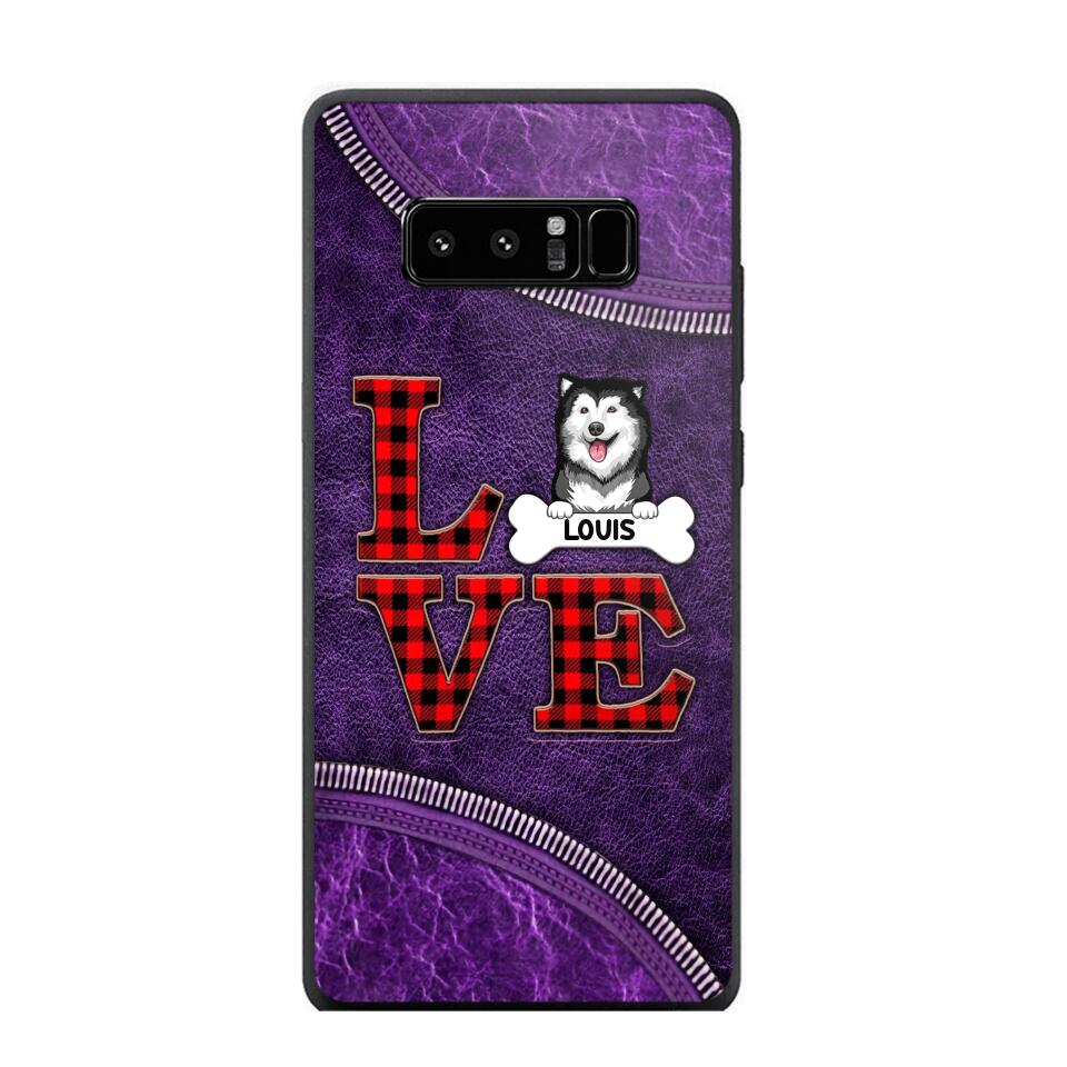 Personalized Love Dog Phonecase 3D Printed NQVQ2408