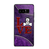 Personalized Love Dog Phonecase 3D Printed NQVQ2408