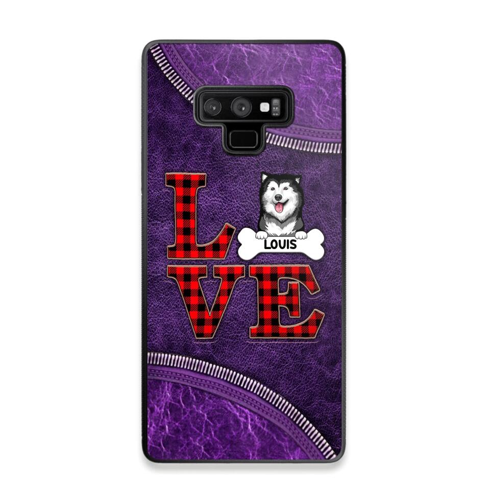 Personalized Love Dog Phonecase 3D Printed NQVQ2408