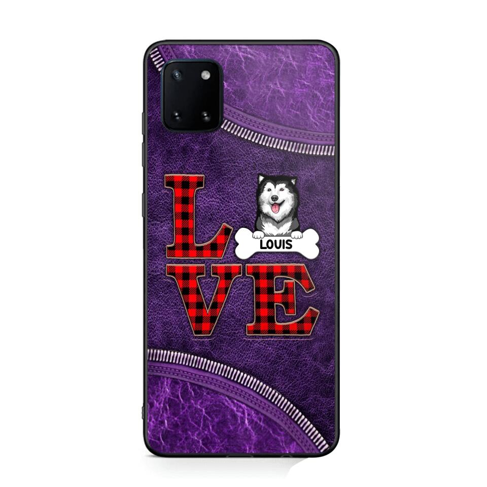 Personalized Love Dog Phonecase 3D Printed NQVQ2408