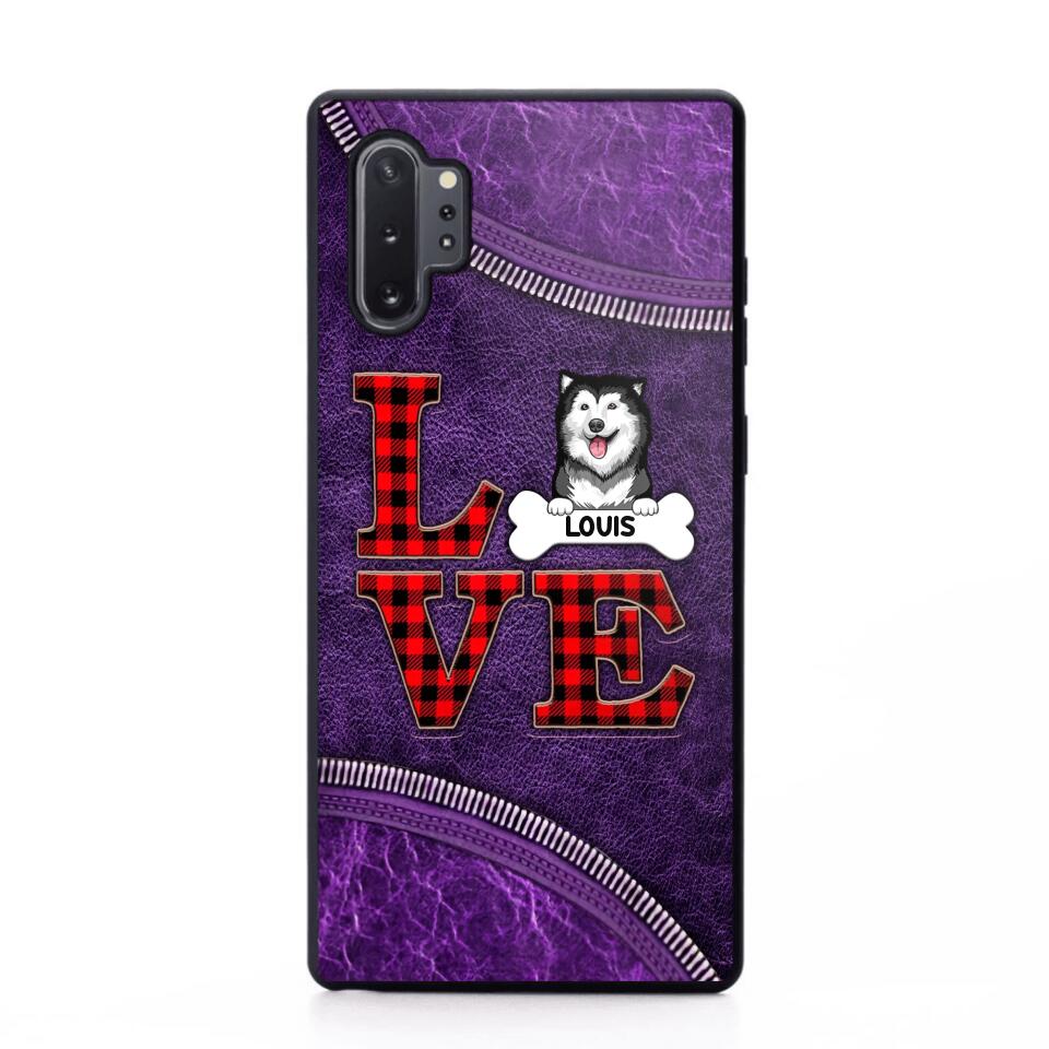 Personalized Love Dog Phonecase 3D Printed NQVQ2408