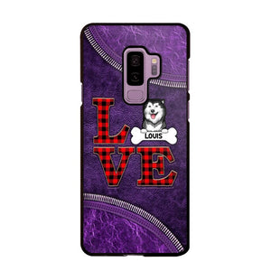 Personalized Love Dog Phonecase 3D Printed NQVQ2408