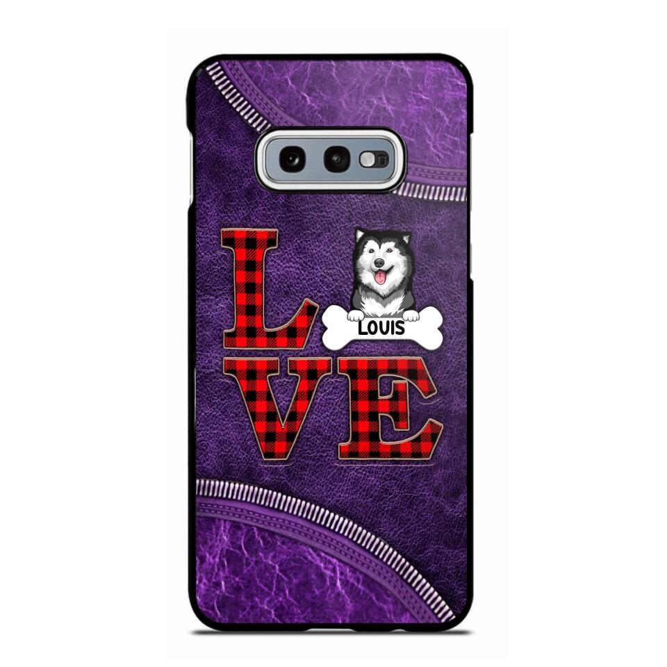 Personalized Love Dog Phonecase 3D Printed NQVQ2408