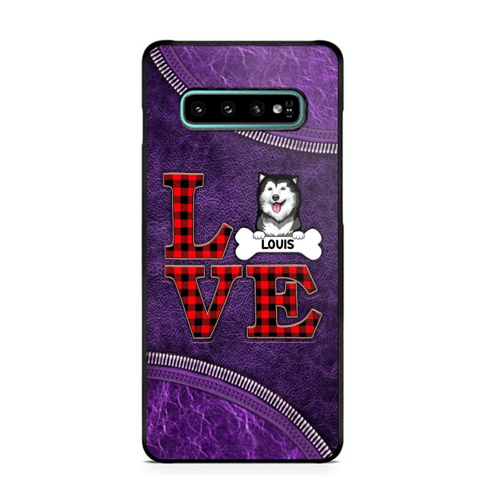 Personalized Love Dog Phonecase 3D Printed NQVQ2408