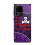 Personalized Love Dog Phonecase 3D Printed NQVQ2408