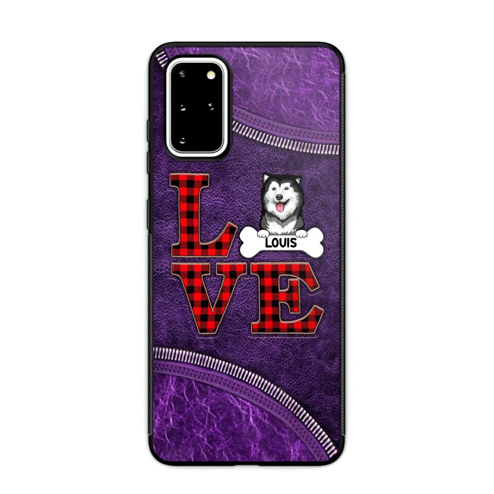 Personalized Love Dog Phonecase 3D Printed NQVQ2408