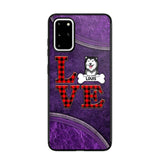 Personalized Love Dog Phonecase 3D Printed NQVQ2408