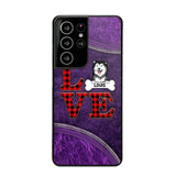 Personalized Love Dog Phonecase 3D Printed NQVQ2408