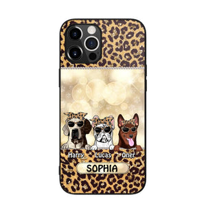 Personalized Dog Lover Leopard Phone Case Printed 22AUG-DT25