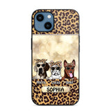 Personalized Dog Lover Leopard Phone Case Printed 22AUG-DT25