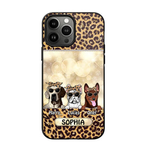 Personalized Dog Lover Leopard Phone Case Printed 22AUG-DT25