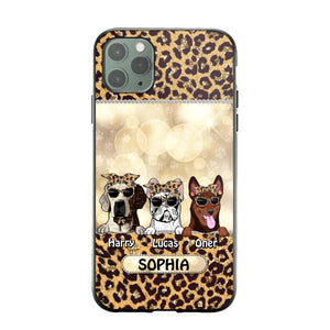 Personalized Dog Lover Leopard Phone Case Printed 22AUG-DT25