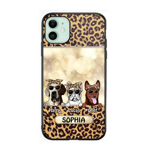 Personalized Dog Lover Leopard Phone Case Printed 22AUG-DT25