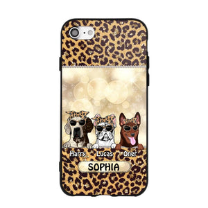 Personalized Dog Lover Leopard Phone Case Printed 22AUG-DT25