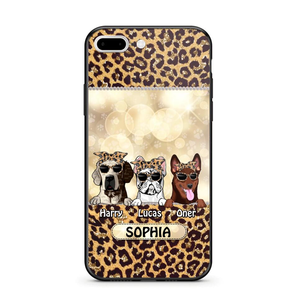 Personalized Dog Lover Leopard Phone Case Printed 22AUG-DT25