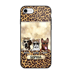 Personalized Dog Lover Leopard Phone Case Printed 22AUG-DT25