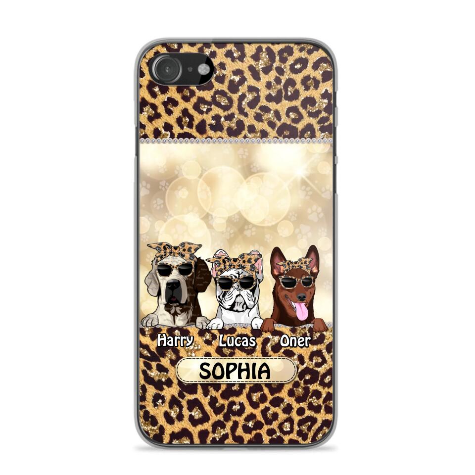 Personalized Dog Lover Leopard Phone Case Printed 22AUG-DT25