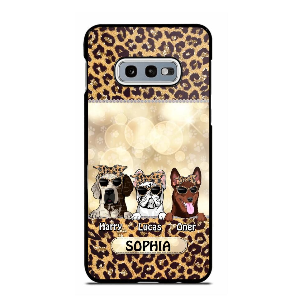 Personalized Dog Lover Leopard Phone Case Printed 22AUG-DT25