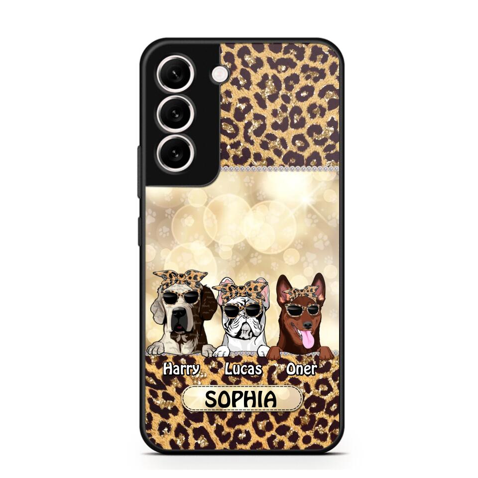 Personalized Dog Lover Leopard Phone Case Printed 22AUG-DT25