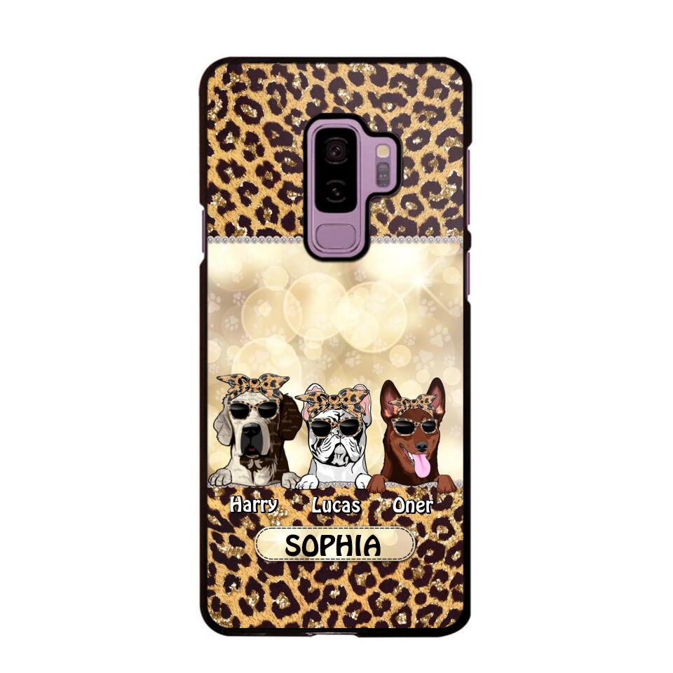 Personalized Dog Lover Leopard Phone Case Printed 22AUG-DT25