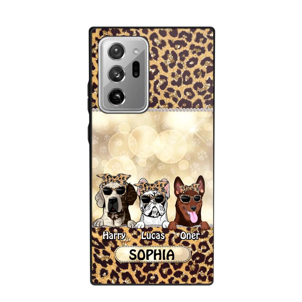 Personalized Dog Lover Leopard Phone Case Printed 22AUG-DT25