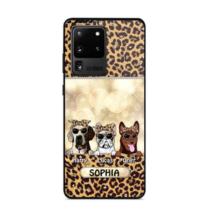 Personalized Dog Lover Leopard Phone Case Printed 22AUG-DT25