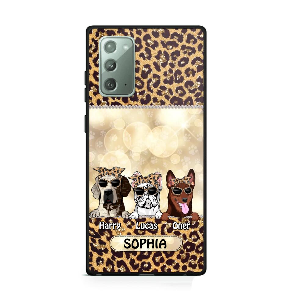 Personalized Dog Lover Leopard Phone Case Printed 22AUG-DT25