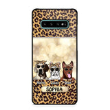 Personalized Dog Lover Leopard Phone Case Printed 22AUG-DT25