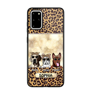 Personalized Dog Lover Leopard Phone Case Printed 22AUG-DT25