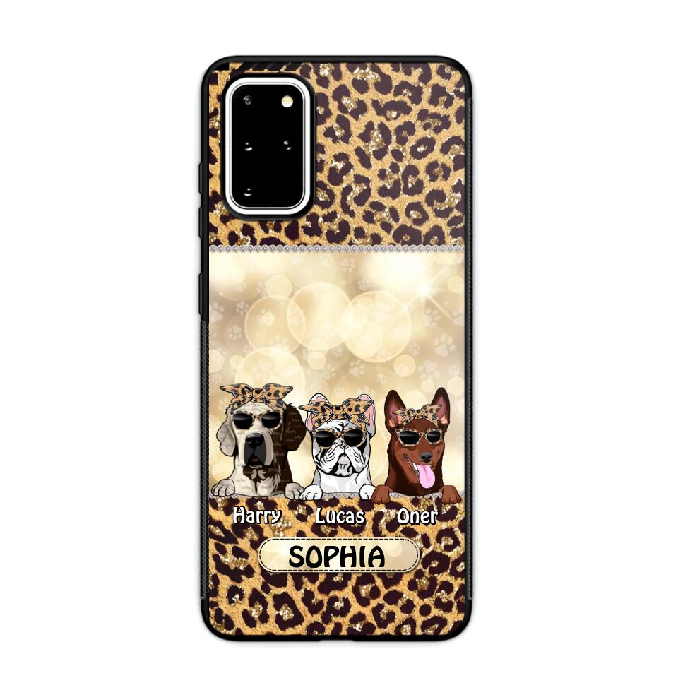 Personalized Dog Lover Leopard Phone Case Printed 22AUG-DT25