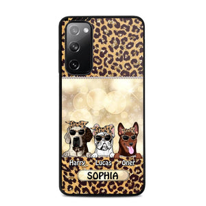 Personalized Dog Lover Leopard Phone Case Printed 22AUG-DT25