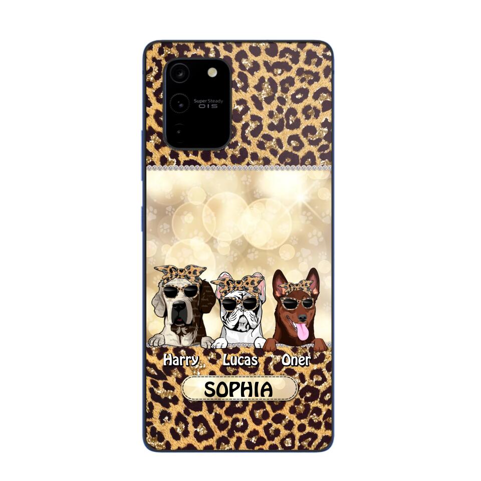 Personalized Dog Lover Leopard Phone Case Printed 22AUG-DT25