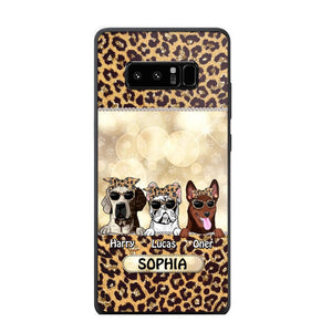 Personalized Dog Lover Leopard Phone Case Printed 22AUG-DT25