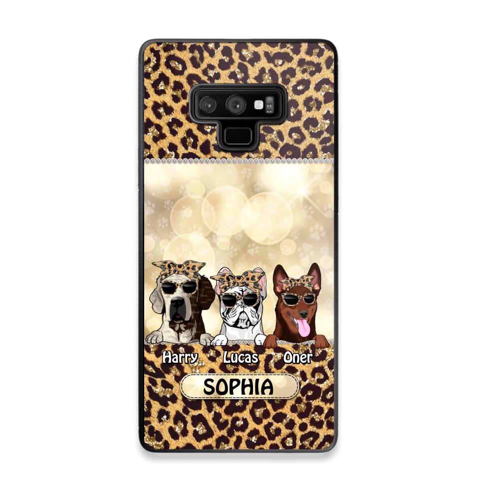 Personalized Dog Lover Leopard Phone Case Printed 22AUG-DT25