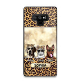 Personalized Dog Lover Leopard Phone Case Printed 22AUG-DT25