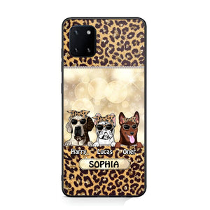 Personalized Dog Lover Leopard Phone Case Printed 22AUG-DT25