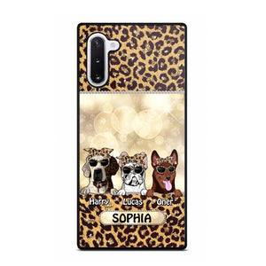 Personalized Dog Lover Leopard Phone Case Printed 22AUG-DT25