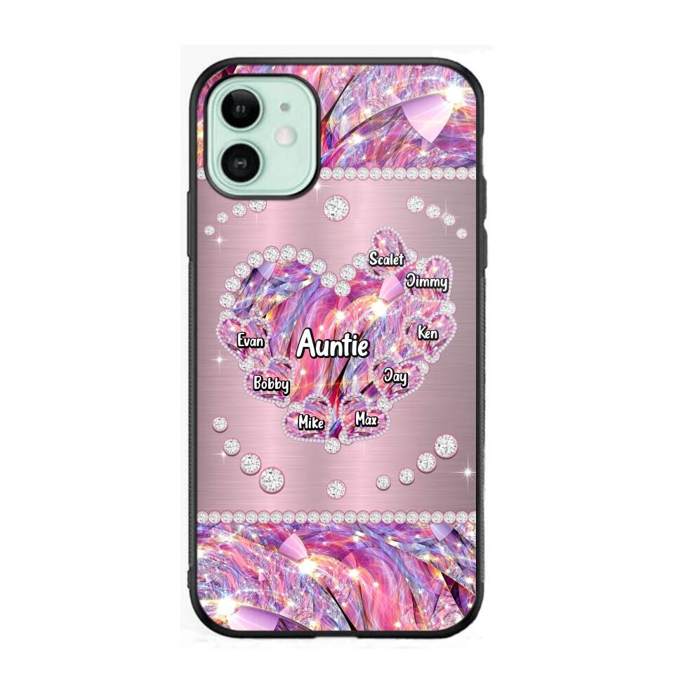 Personalized Kid Numbers Sparkling Phone Case Printed NGVQ2408