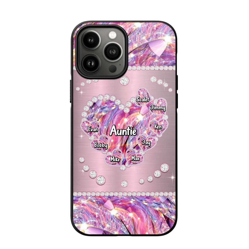 Personalized Kid Numbers Sparkling Phone Case Printed NGVQ2408