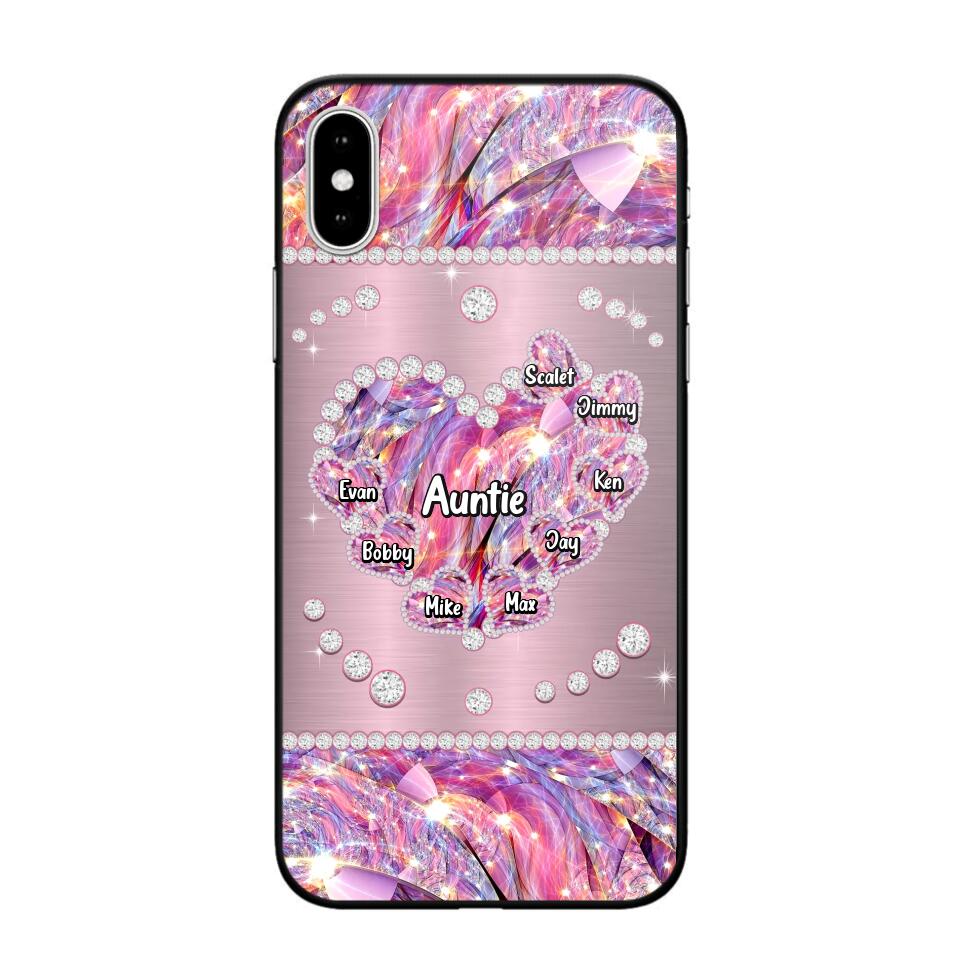 Personalized Kid Numbers Sparkling Phone Case Printed NGVQ2408