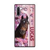 Personalized Horse Lover Sparkling Phone Case Printed 22AUG-MA24