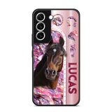 Personalized Horse Lover Sparkling Phone Case Printed 22AUG-MA24