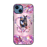 Personalized Horse Lover Sparkling Phone Case Printed 22AUG-HQ25