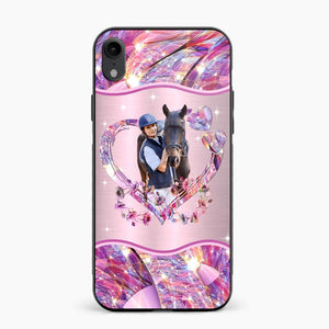 Personalized Horse Lover Sparkling Phone Case Printed 22AUG-HQ25