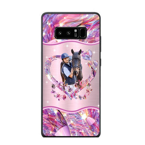 Personalized Horse Lover Sparkling Phone Case Printed 22AUG-HQ25